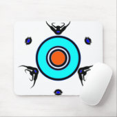 Moderne Mystieke Oog Muismat (Met muis)