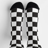 Moderne, naadloze klankkaart 1 zwart-wit sokken (Top)