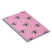 Moderne naadloze patronen met handgetekende ogen o notitieboek (Rechterzijde)