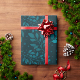 Moderne naadloze patronen met tropische bladeren cadeaupapier