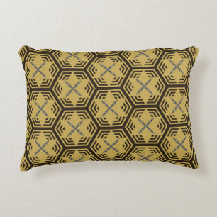 Moderne, naadloze vormgeving, gouden kleur. Geomet Accent Kussen