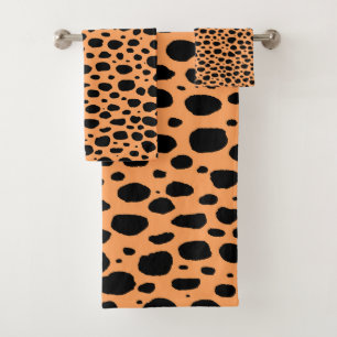 Moderne Naadloze Wilde Safari Kat Dierenprint Bad Handdoek