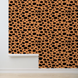 Moderne Naadloze Wilde Safari Kat Dierenprint Behang