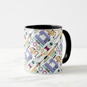 Moderne naaibenodigdheden en het Patroon van Hulpm Mok (Voorkant rechts)