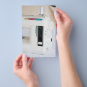 Moderne naaimachine flyer (Hand)