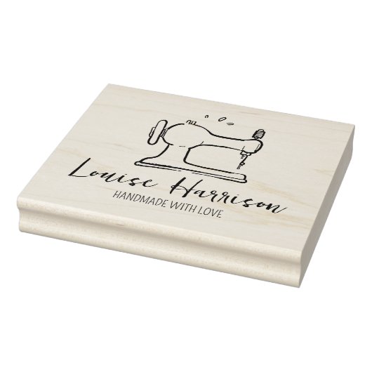 Moderne naaimachine, Handgemaakte Grote Zaken Rubberstempel (Stempel)