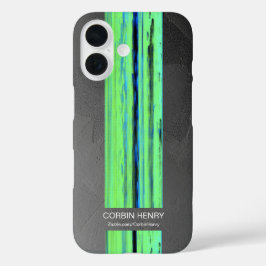 Moderne Naam Abstracte Textuur iPhone Hoes