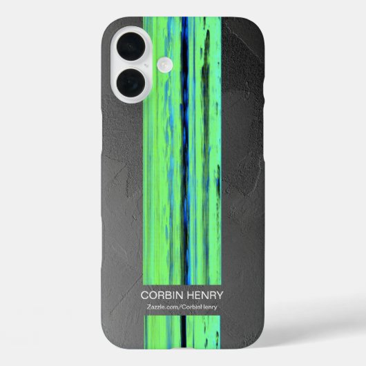 Moderne Naam Abstracte Textuur iPhone Hoes (Achterkant)