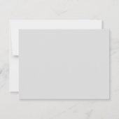 Moderne naam | Gradiënt grijs Bedankkaart (Achterkant)