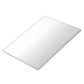 Moderne  naam | Gradiënt grijs Notitieblok (Schuin)