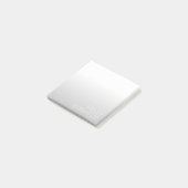 Moderne  naam | Gradiënt grijs Post-it® Notes (Schuin)