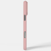 Moderne naam Initialen Roos Quartz Custom Monogram Case-Mate iPhone Case (Achterkant / Rechts)