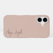 MODERNE NAAM iPhone 16 HOESJE (Achterkant horizontaal)