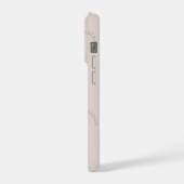 Moderne naam  iPhone hoesje (Linkerkant)
