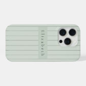 Moderne naam iPhone hoesje (Achterkant horizontaal)