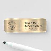 Moderne naam, Logo en titelnaam Naamplaatje (In situ)