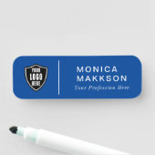 Moderne naam, Logo en titelnaam Naamplaatje (In situ)