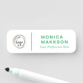 Moderne naam, Logo en titelnaam Naamplaatje (In situ)