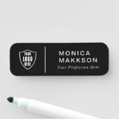 Moderne naam, Logo en titelnaam Naamplaatje (In situ)