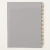 Moderne Naam Monogram Foto 2022 Planner (Achterkant)