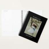 Moderne Naam Monogram Foto 2022 Planner (Display)