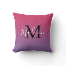 Moderne naam Monogram roze tot Paarse gradiënt