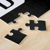 Moderne Naam of bewerkbare Merknaam voor Bedrijf Legpuzzel (Zijkant)