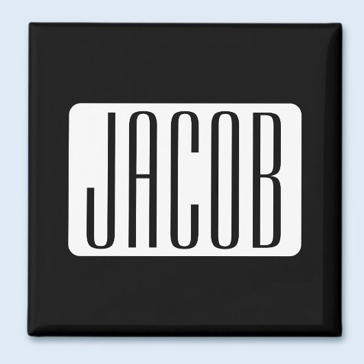 Moderne Naam of bewerkbare Merknaam voor Bedrijf Magneet