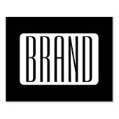 Moderne Naam of bewerkbare Merknaam voor Bedrijf Rubberstempel (Afrduk)