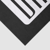 Moderne Naam of bewerkbare Merknaam voor Bedrijf Tissuepapier (Detail)