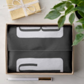 Moderne Naam of bewerkbare Merknaam voor Bedrijf Tissuepapier (Geschenk)