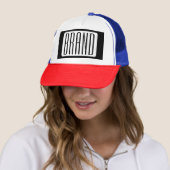 Moderne Naam of bewerkbare Merknaam voor Bedrijf Trucker Pet (In situ)