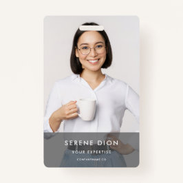 Moderne naam personeelsbedrijf badge