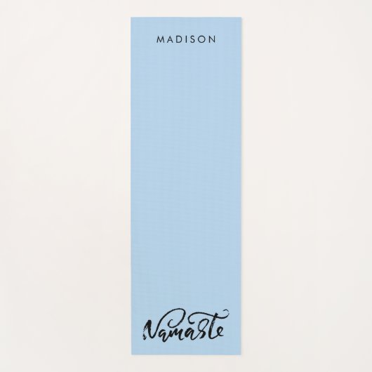Moderne naam Powder Blue Yoga Mat (Voorkant)