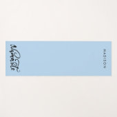 Moderne naam Powder Blue Yoga Mat (Voorkant (horizontaal))