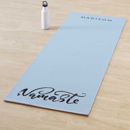 Moderne naam Powder Blue Yoga Mat (In situ)