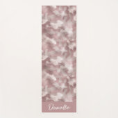Moderne naam Roze Shimmer Camouflage Patroon Yogamat (Voorkant)