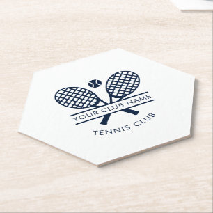 Moderne naam van gras-tennisclub Team Spelers Aang Kartonnen Onderzetters