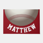 Moderne naam van ontwerp van honkbal-sport deurmat (Voorkant)