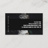 Moderne naam voor het maken van boomstammingen visitekaartje (Achterkant)