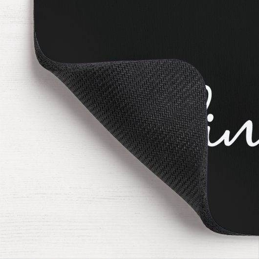 Moderne naam: zwart-wit muismat (Hoek)