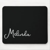 Moderne naam: zwart-wit muismat (Voorkant)