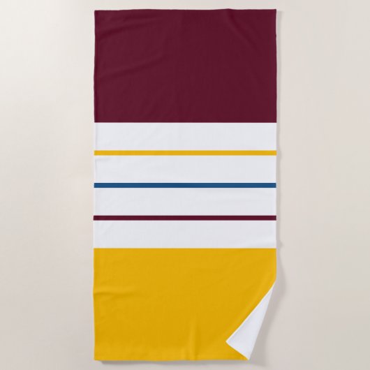 Moderne nachtelijke moerbeenstrips strandlaken (Voorkant)