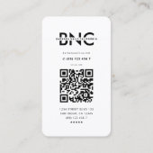 Moderne nagelkunstenaar Instagram geïnspireerd nag Visitekaartje (Achterkant)