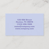 Moderne nagellak manicure nagels nagelsalon visitekaartje (Achterkant)