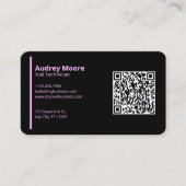 Moderne nageltechnici Sjablonen Visitekaartje (Voorkant)