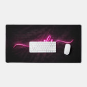 Moderne Nail Art Nail Artist Manicure Neon Roze Bureaumat (Keyboard & Muis)