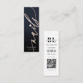 Moderne Nail Artist Manicure Specialist Nagels Sal Mini Visitekaartje (Voorkant / Achterkant)