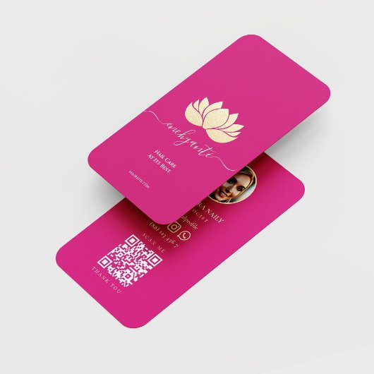 MODERNE NAIL ARTIST NAIL TECH SCHOONHEIDSSALON ROZ VISITEKAARTJE