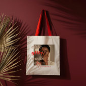 Moderne Nail Salon Bedrijfsfoto Sociaal & QR Code Tote Bag